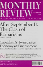Monthly Review Volume 54, Number 4 (September 2002) [PDF]